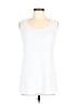 Athleta White Sleeveless T-Shirt Size XL (estimated) - photo 1
