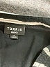 Torrid Stripes Black 3/4 Sleeve Blouse Size 2X Plus (2) - photo 7