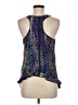 Sparkle & Fade 100% Polyester Blue Sleeveless Blouse Size M - photo 2