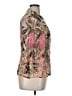 Coldwater Creek 100% Polyester Floral Brown 3/4 Sleeve Blouse Size XL (petite) - photo 4