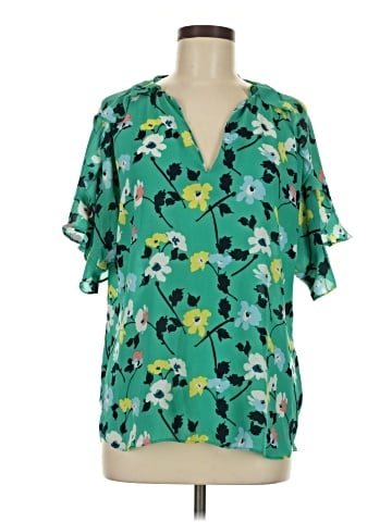 Banana Republic Factory Store Short Sleeve Blouse (view 1)