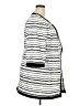 Kasper Stripes Ivory Coat Size XXL (estimated) - photo 4