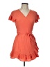 A'gaci 100% Rayon Orange Casual Dress Size L - photo 1