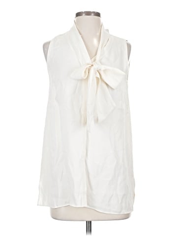Lafayette 148 New York Sleeveless Silk Top (view 1)