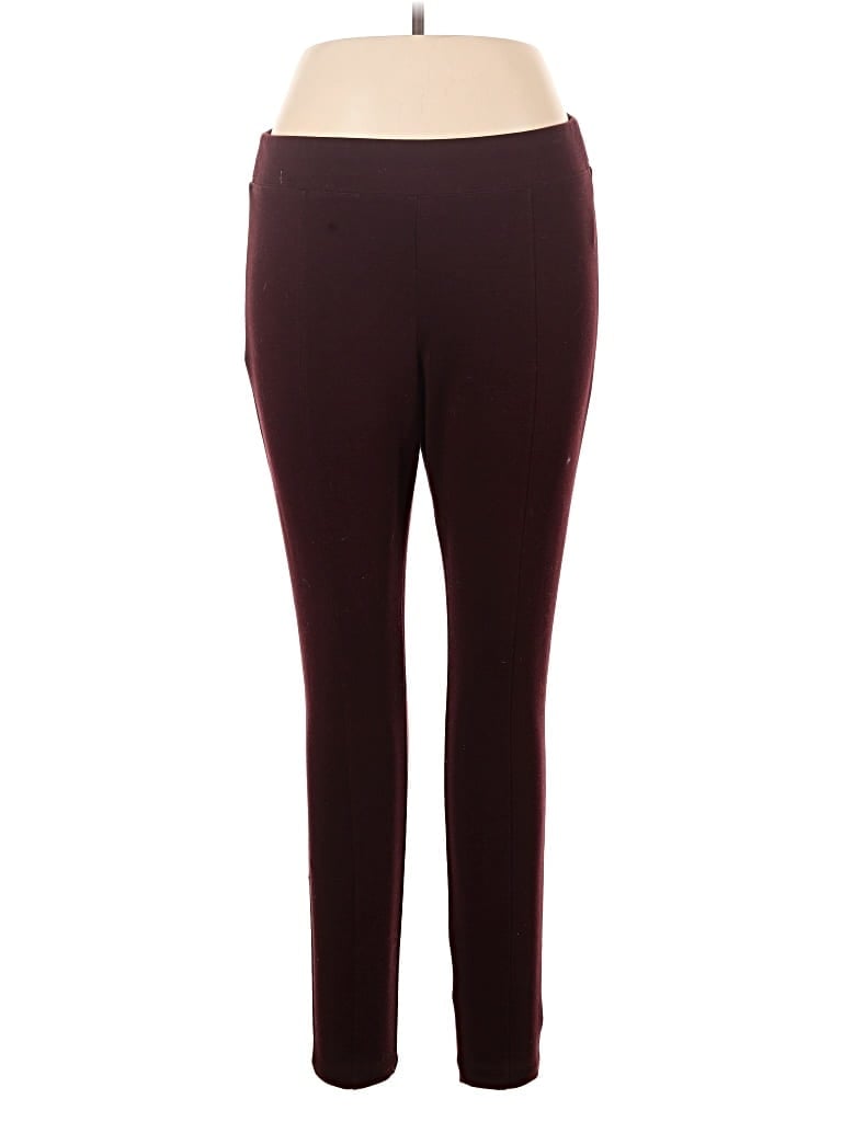 Pre-owned Old Navy Active Pants In Burgundy