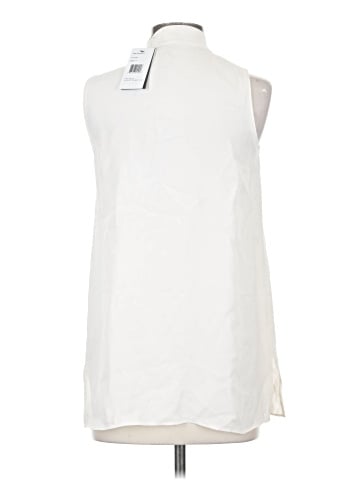 Lafayette 148 New York Sleeveless Silk Top (view 2)