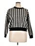 T Tahari Houndstooth Black Pullover Sweater Size XL - photo 1