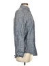 Unbranded 100% Linen Chevron-herringbone Blue Long Sleeve Button-Down Shirt Size XS - photo 4