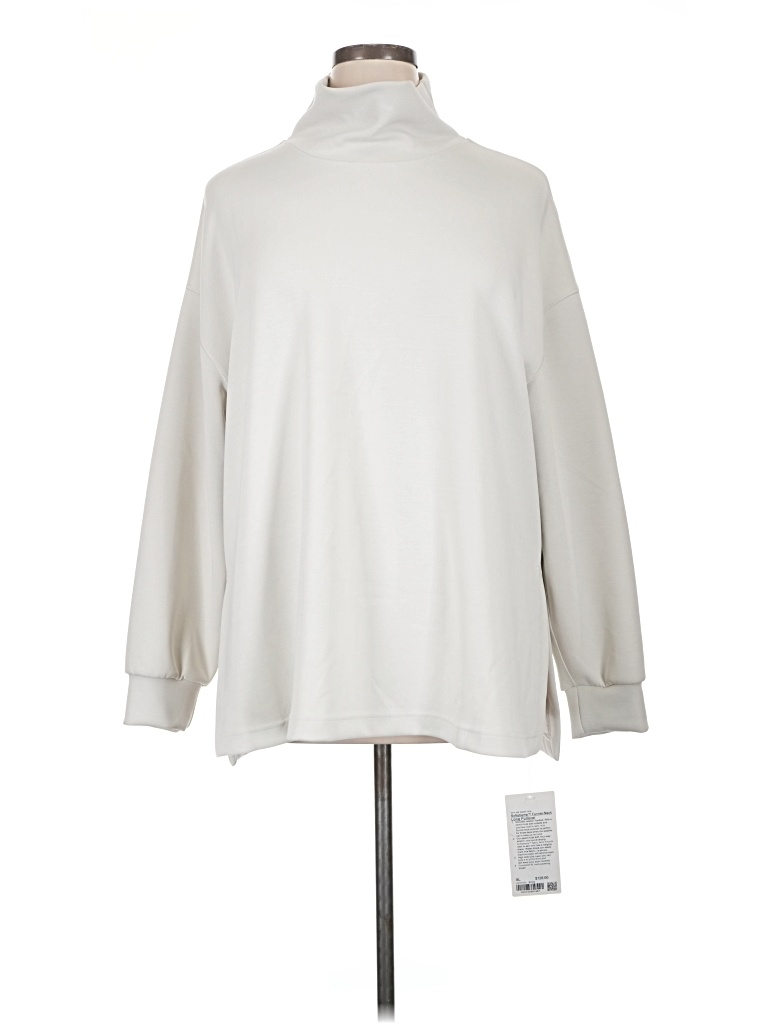 Pre-owned Lululemon Athletica Sweatshirt In Ivory