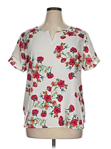 Van Heusen Short Sleeve Blouse (view 1)