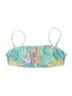 YMI Tropical Green Swimsuit Top Size M - photo 1