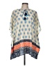 Joy Joy 100% Polyester Blue Kimono Size Med - Lg - photo 1