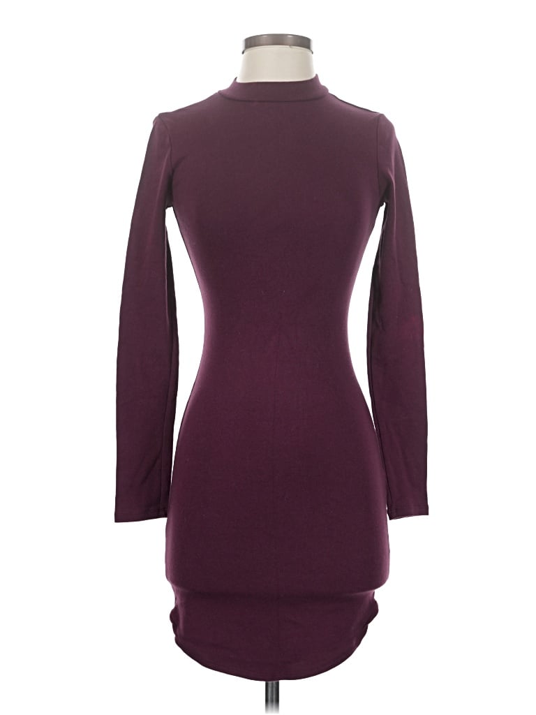 Pre-owned Forever 21 Cocktail Dress In Burgundy