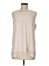 Rose + Olive Ivory Sleeveless Blouse Size M - photo 1