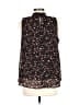 Midnight Sky 100% Polyester Black Sleeveless Blouse Size XL - photo 2