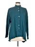 Neon Buddha 100% Polyester Teal Long Sleeve Blouse Size M - photo 1