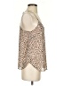 Olivia Grey 100% Polyester Tan Sleeveless Blouse Size XS - photo 4
