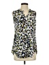 CAbi 100% Polyester Animal Print Ivory Sleeveless Blouse Size S - photo 1