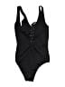Rhythm. Solid Black One Piece Swimsuit Size S - photo 1