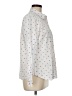 Talbots Polka Dots White Long Sleeve Button-Down Shirt Size M - photo 4