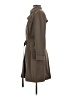 Gallery 100% Polyester Brown Trenchcoat Size XS - photo 5