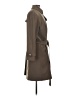 Gallery 100% Polyester Brown Trenchcoat Size XS - photo 4