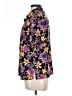 Notations 100% Polyester Floral Purple Short Sleeve Blouse Size L - photo 5