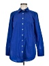 Talbots 100% Cotton Blue Long Sleeve Button-Down Shirt Size M - photo 1