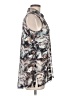 Simply Vera Vera Wang 100% Polyester Silver Sleeveless Blouse Size M - photo 4