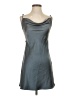 Motel 100% Polyester Solid Gray Cocktail Dress Size XS - photo 1
