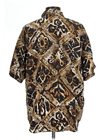 Carole Little Short Sleeve Silk Top (view 2)