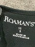 Roaman's Black Casual Dress Size 12 (S) - photo 7