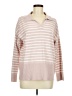 Unbranded Stripes Pink Pullover Sweater Size M - photo 1