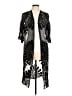 Raj 100% Viscose Black Kimono One size - photo 1