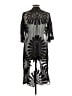 Raj 100% Viscose Black Kimono One size - photo 2