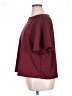 Shein Curve 100% Polyester Burgundy Short Sleeve Top Size 16 Plus (2) - photo 5