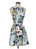 Speechless Floral Blue Cocktail Dress Size 3 - photo 1