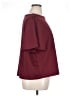 Shein Curve 100% Polyester Burgundy Short Sleeve Top Size 16 Plus (2) - photo 4
