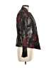 Coldwater Creek 100% Polyester Floral Black Jacket Size 6 - photo 4