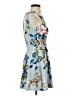 Speechless Floral Blue Cocktail Dress Size 3 - photo 4