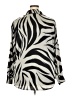 Fashion Nova 100% Polyester Animal Print Silver 3/4 Sleeve Blouse Size 2X - photo 2