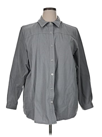 Joan Rivers Long Sleeve Button-Down Shirt (view 1)