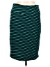 Lularoe Stripes Teal Casual Skirt Size L - photo 1