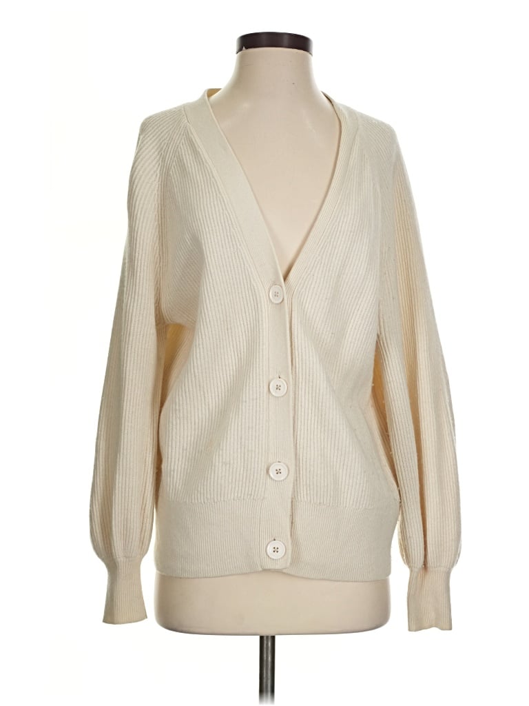 Pre-owned Babaton Cardigan Sweater In Ivory