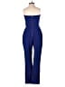 Adelyn Rae 100% Polyester Solid Blue Jumpsuit Size XS - photo 2