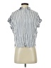 Madewell 100% Viscose Stripes Blue Sleeveless Button-Down Shirt Size XXS - photo 1