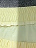 Unbranded Solid Yellow Casual Skirt Size 6X - photo 4
