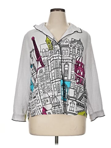 John Mark 3/4 Sleeve Blouse (view 1)