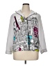 John Mark Graphic Gray White 3/4 Sleeve Blouse Size XL (petite) - photo 1