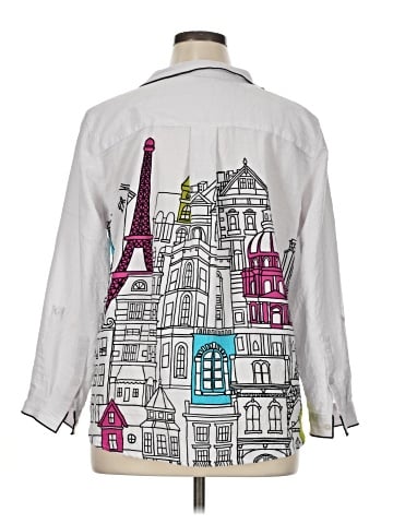 John Mark 3/4 Sleeve Blouse (view 2)